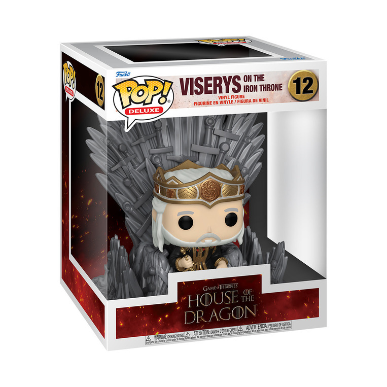 Funko POP! Deluxe: House of the Dragon - Viserys on the Throne Figure #12