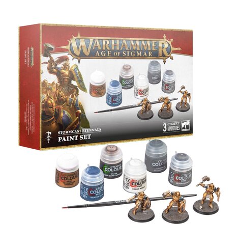 Warhammer Age of Sigmar: Stormcast Eternals + Paint Set - 52170218003