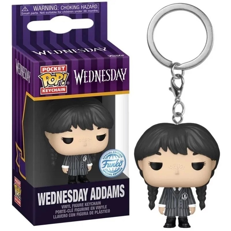 Funko Pocket POP! Keychain Wednesday - Wednesday Addams Figure (Exclusive)