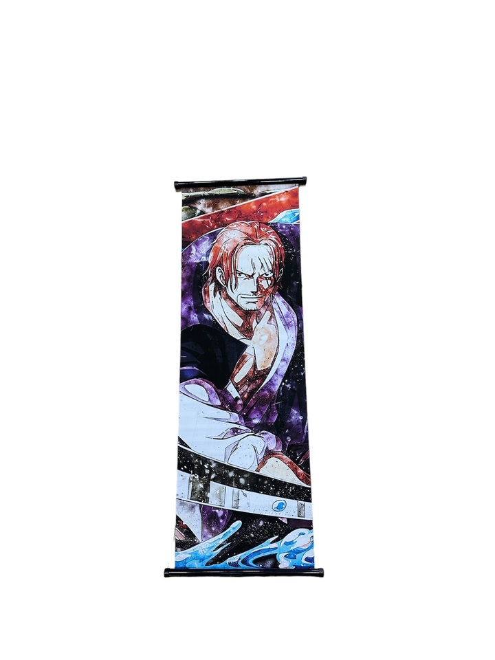 One Piece Banner Poster Red-Haired Shanks 30x90 cm - BAP34382