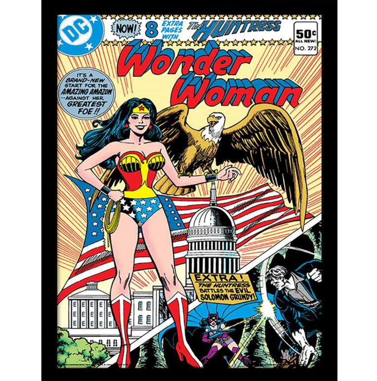 DC Comics Wonder Woman (Eagle) Wooden Framed - FP11079P