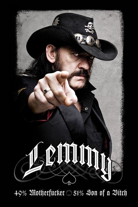 Motorhead Lemmy (49% Mofo) Maxi poster 61 x 91.5cm - PP31980