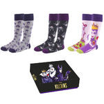 Disney Villains pack 3 socks Multicolor 36-41 - 2200008648