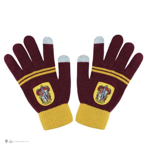 Harry Potter Gryffindor purple/gold Etouch Gloves - CR1401