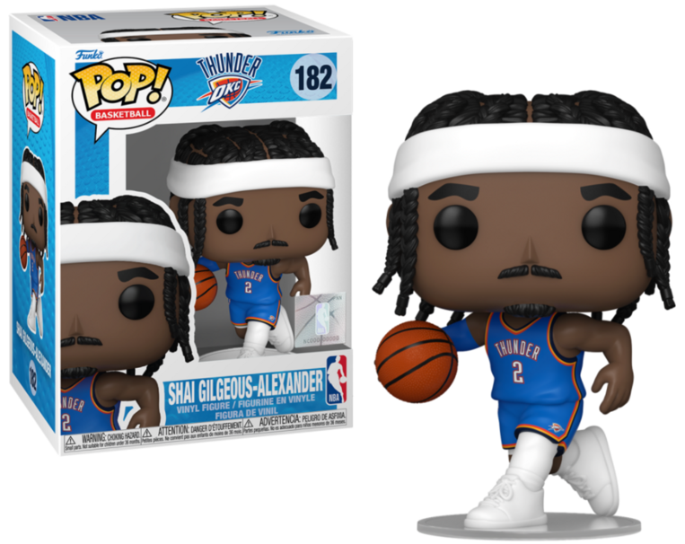 Funko Pop! Basketball NBA: Thunder OKC - Shai Gilgeous-Alexander #182 Vinyl Figure