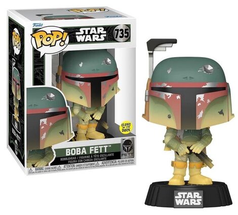 Funko Pop! Disney Star Wars: Fett Legacy - Boba Fett (Glows in the Dark) #735 Bobble-Head Vinyl