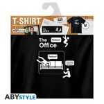 The Office Unisex Black Tshirt  Parkour - ABYTEX831