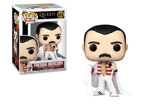 Funko Pop! Rocks: Queen - Freddie Mercury (with  Cape) #414 Vinyl Figure