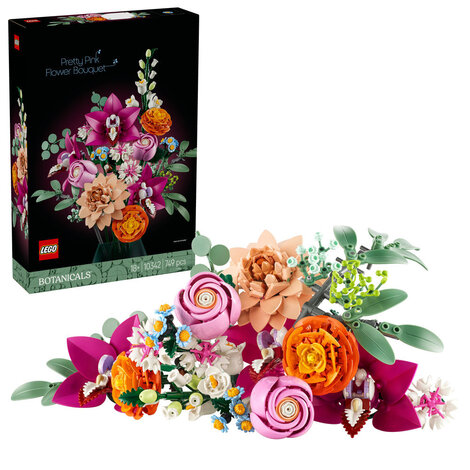 LEGO Botanical Pretty Pink Flower Bouquet - 10342