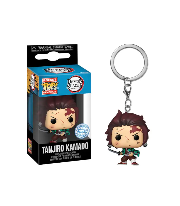 Funko Pocket POP! Keychain Demon Slayer: Kimetsu no Yaiba - Tanjiro Kamado Figure (Exclusive)