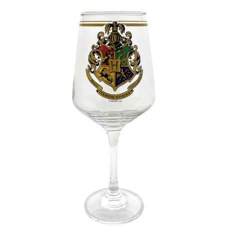 Harry Potter Stemmed Glass - "Hogwarts Crest" - ABYVER248