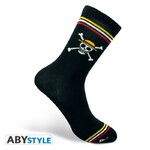 One Piece Socks Black Skull - ABYSOC006