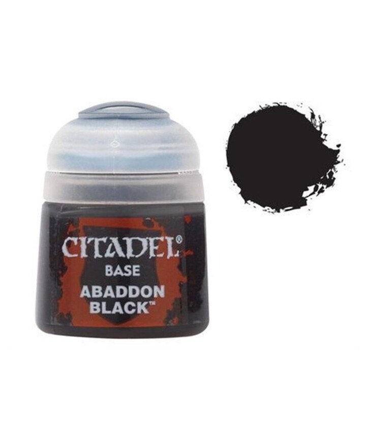 Citadel Base - Abaddon Black Χρώμα Μοντελισμού (12ml) - 9918995023206