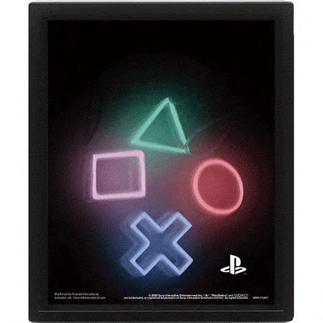 Playstation (Play) - 3D Lenticular Framed Framed Print - EPPL71391