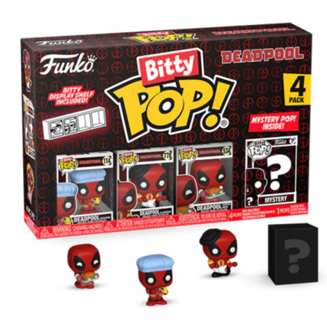 Funko Bitty POP! Marvel - Bathtime & Chase Mystery 4-Pack Figures