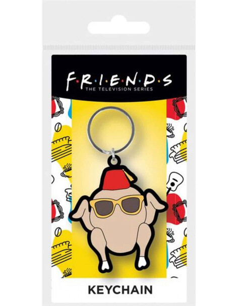 Friends Chicken Rubber Keychain - RK39300C