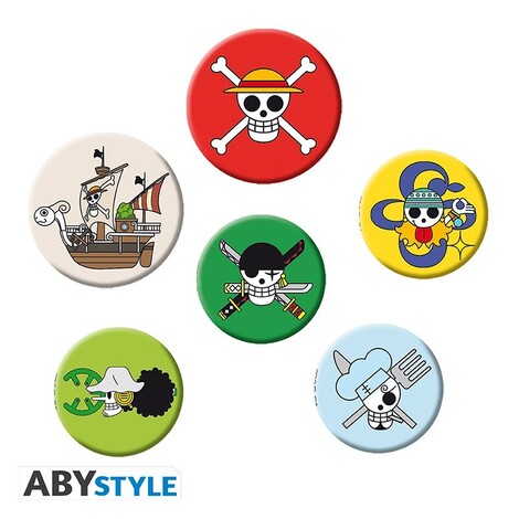 One Piece Badge Pack Skulls - ABYACC513