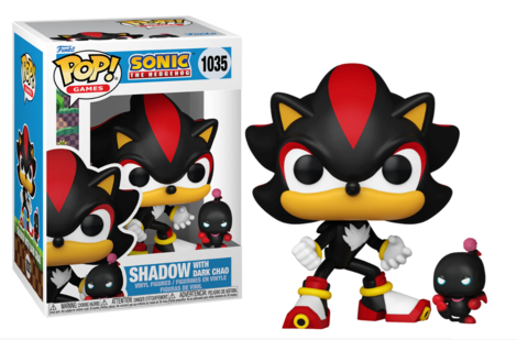 Funko Pop! Games: Sonic The Hedgehog - Shadow with Dark Chao #1035 Vinyl Figures