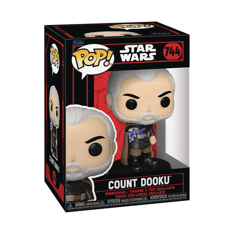 Funko Pop! Disney Star Wars: Dark Side - Count Dooku #744 Bobble-Head Vinyl Figure