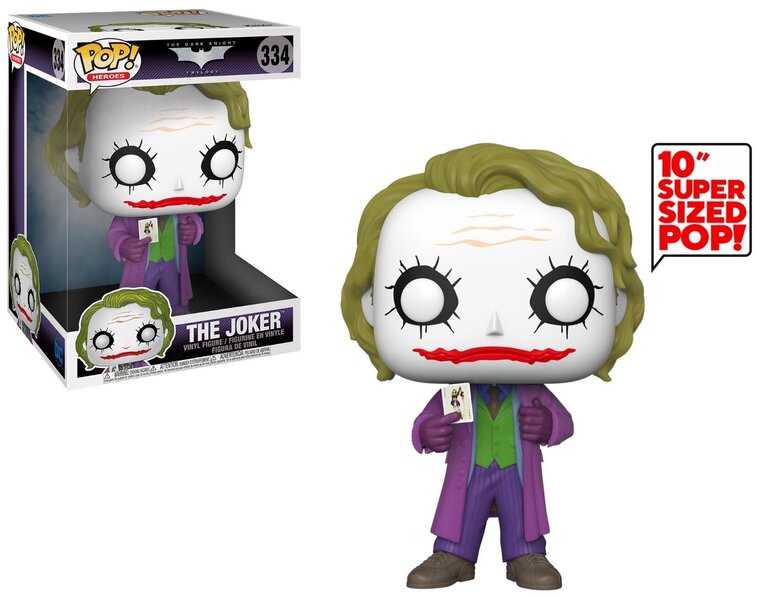 Funko POP! DC Heroes: The Dark Knight - Joker #334 Jumbosized Figure