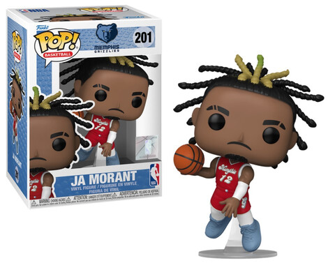 Funko Pop! Basketball: NBA Memphis Grizzlies - Ja Morant (City Edition 24-25) #201 Vinyl Figure