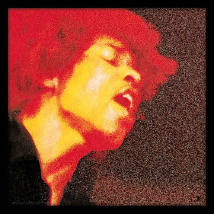 Jimi Hendrix (Electric Ladyland) Album Cover Wooden Framed Print - ACPPR48310