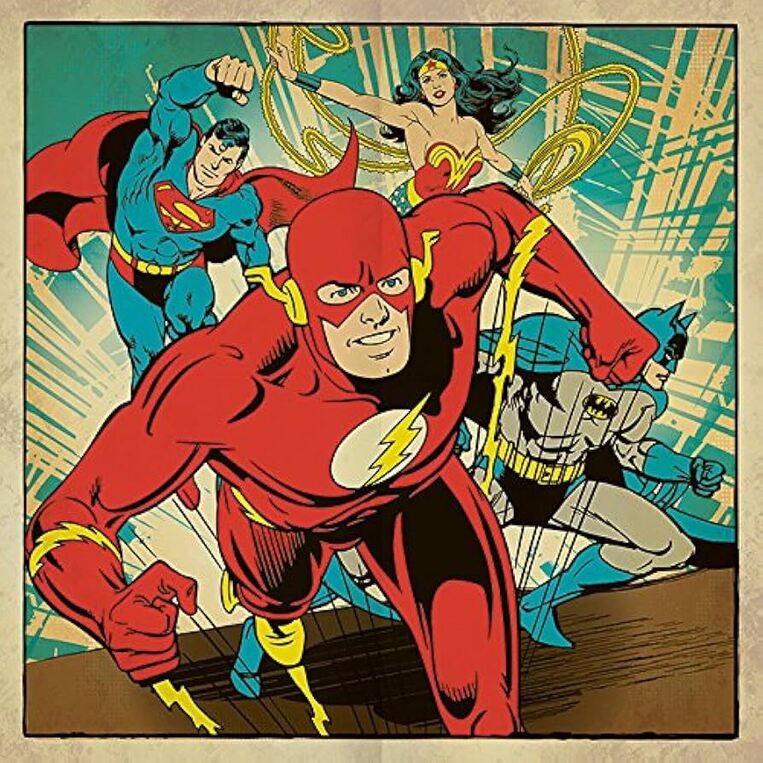 DC Comics (Heroes Together) Canvas 40x40 - DC95494