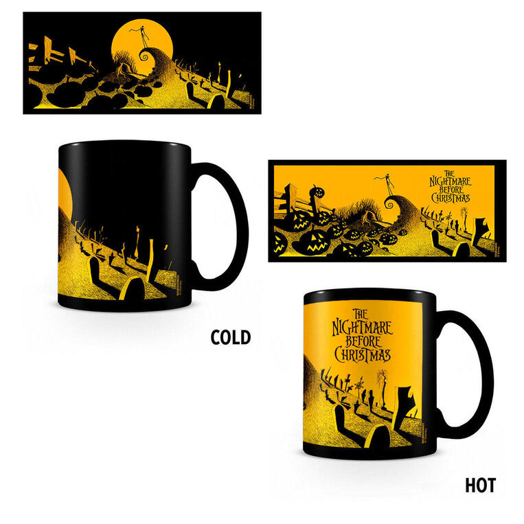 Nightmare before Christmas Heat Change Mug Graveyard Scene - SCMG24622