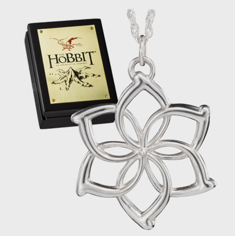 Lord Of The Rings Galadriel Flower Necklace (Sterling silver)  - NN1528