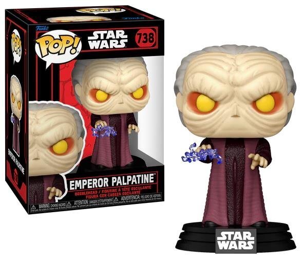 Funko Pop! Disney Star Wars: Dark Side - Emperor Palpatine #738 Bobble-Head Vinyl Figure