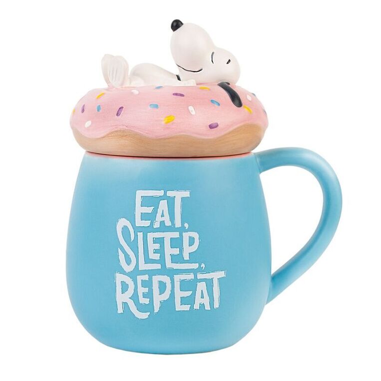 Snoopy Eat Sleep Repeat 3D mug 500ml - NR240420