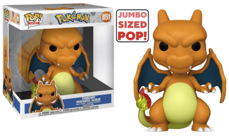 Funko POP! Pokemon - Charizard #851 Jumbosized Figure