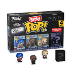 Funko Bitty POP! Marvel - Captain America, Nick Fury, Thor & Chase Mystery 4-Pack Figures