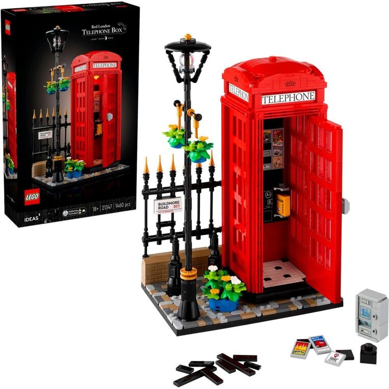 LEGO Ideas Red London Telephone Box - 21347