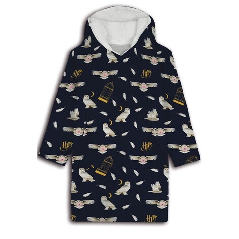 Harry Potter Hoodie Fleece Poncho, Hedwig - AYM-314HP-SPAD