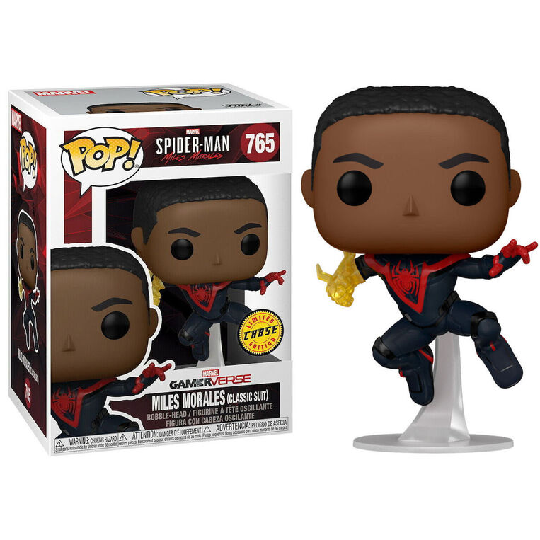 Funko POP! Marvel Gamerverse - Miles Morales (Classic Suit) Chase Figure #765