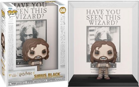 Funko Pop! Covers: Harry Potter Prisoner of Azkaban - Sirius Black with Poster #08 Vinyl Figure